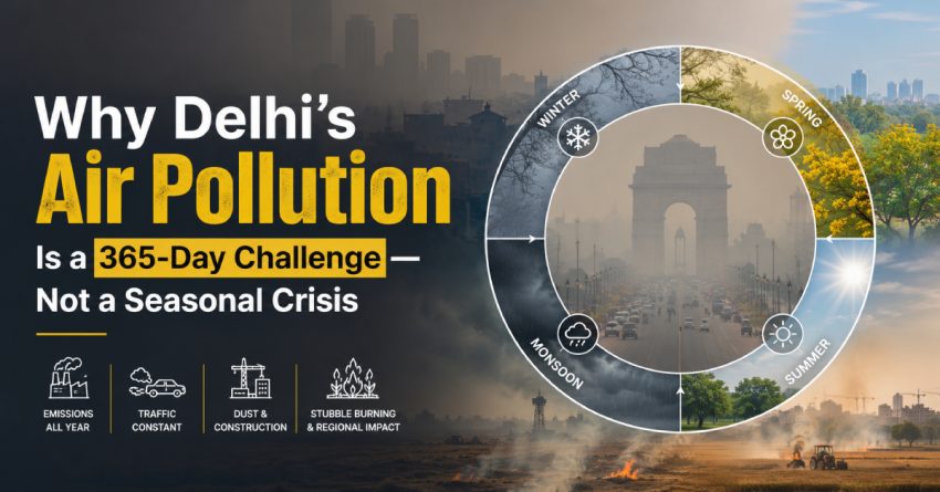 Why Delhi’s Air Pollution Is a 365-Day Challenge - Not a Seasonal Crisis